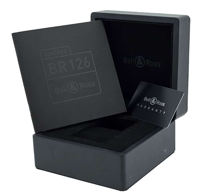 Bell and Ross Vintage 126 BRG126-WH-ST/SCR/2